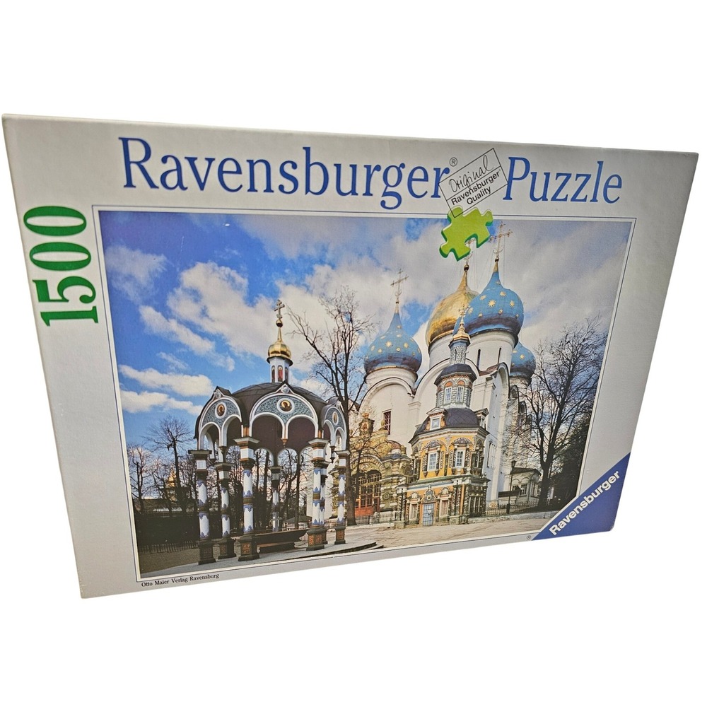 Ravensburger 1500 Piece Russian Monastery Jigsaw Puzzle 16 387 8 Vintage 1993‎